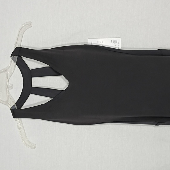 NWT Athleta Black Transcend Bodysuit Women's Size Medium Athleisure - Picture 3 of 11